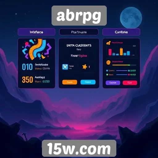 melhorias na interface do usuário do abrpg